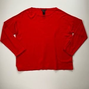 Eileen Fisher wool silk cashmere blend sweater